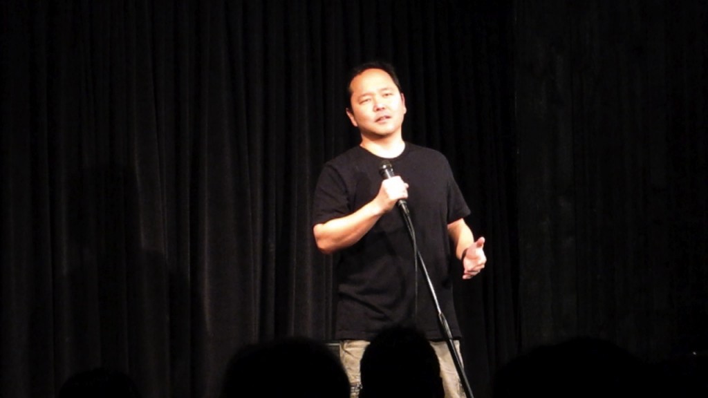 On Stage At The Comedy Store